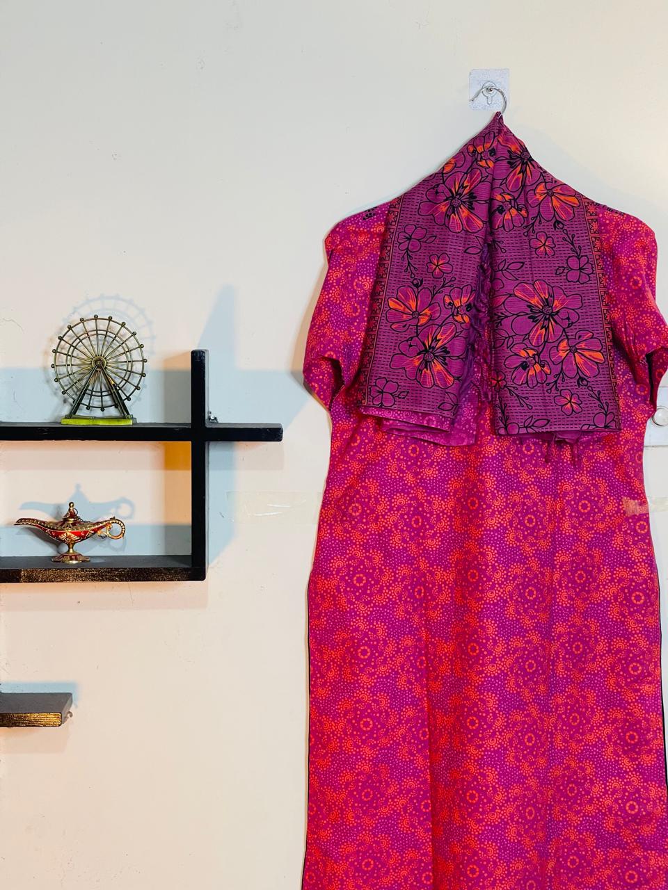 কটন ফেব্রিক রেডিমেড থ্রি-পিস - Image 2